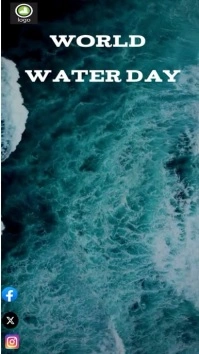 World water day awareness video template Umbukiso Wedijithali (9:16)