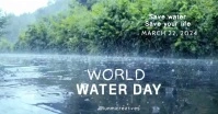 World water day Facebook Shared Image template