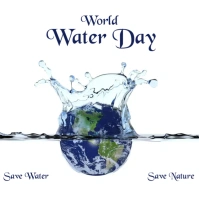 World Water day Square (1:1) template
