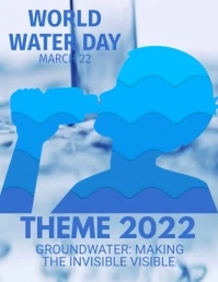 World Water Day Template Flyer (US Letter)