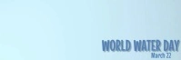 World Water Day Template Cabeçalho do Twitter