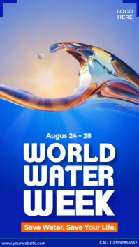 World Water Week Instagram Story template