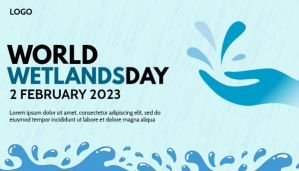 World Wetlands Day Template Nagłowek bloga