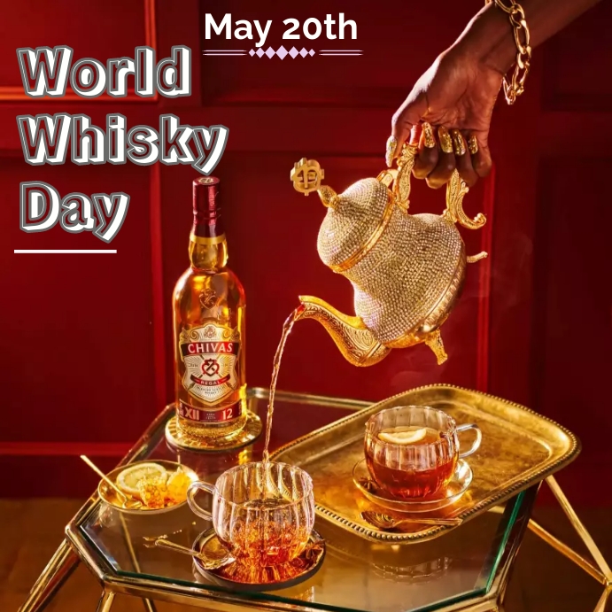 Whiskey Posts Modèle World Whisky Day instagram post | PosterMyWall