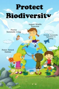 Worls Habitat Day Template Poster