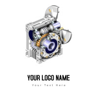 Branco Worm Drive Gear Transmission Cycloidal Drive Aluminium, Logo Logo Template