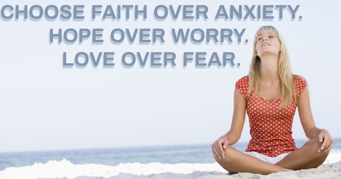 WORRY AND FEAR QUOTE TEMPLATE Facebook Shared Image