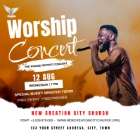 thank you for joining us in worship poster Template | PosterMyWall
