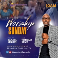 WORSHIP CONFERENCE 2022 Quadrado (1:1) template