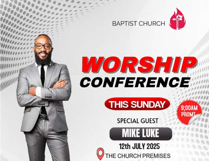 WORSHIP CONFERENCE Pamflet (VSA Brief) template