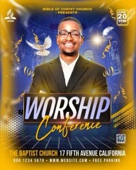 WORSHIP CONFERENCE Instagram Portrait template