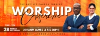 worship conference Facebook Cover template