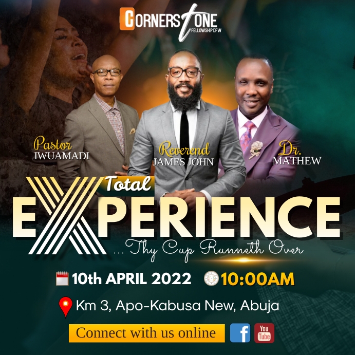 WORSHIP CONFERENCE FLYER (2) Kwadrat (1:1) template