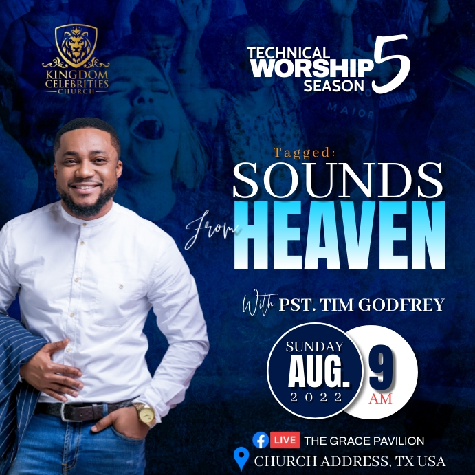 WORSHIP CONFERENCE FLYER 2022 (28) Instagram na Post template