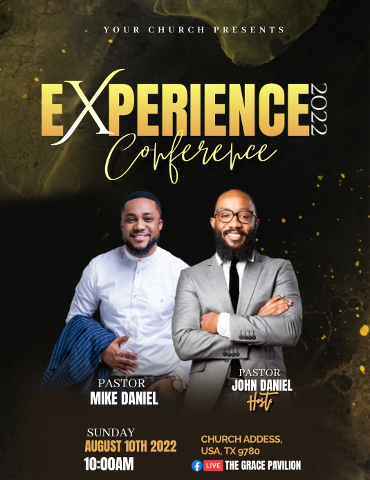 WORSHIP CONFERENCE FLYER 2022 (10) template