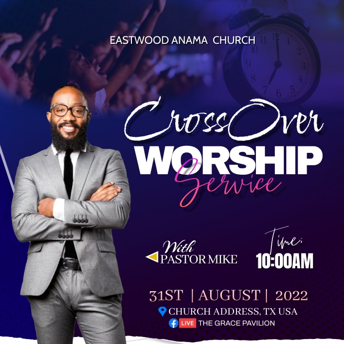 WORSHIP CONFERENCE FLYER 2022 (26) Instagram Post template