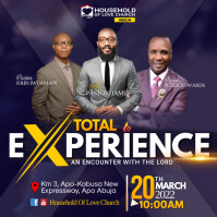 WORSHIP CONFERENCE FLYER Quadrato (1:1) template