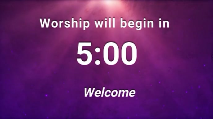 worship countdown Template | PosterMyWall