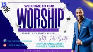 WORSHIP Twitter Post template