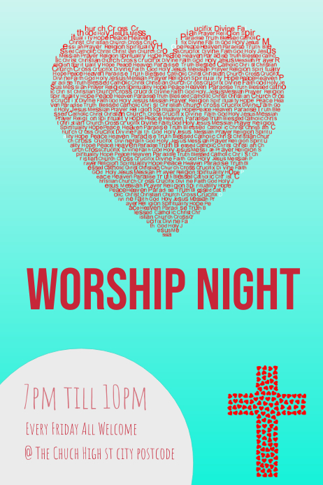 worship Template | PosterMyWall