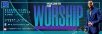 WORSHIP Banner di LinkedIn template