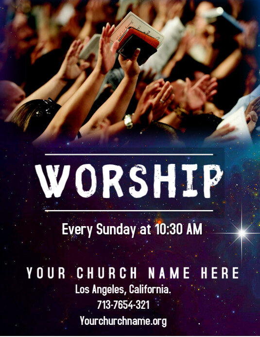 worship Template PosterMyWall