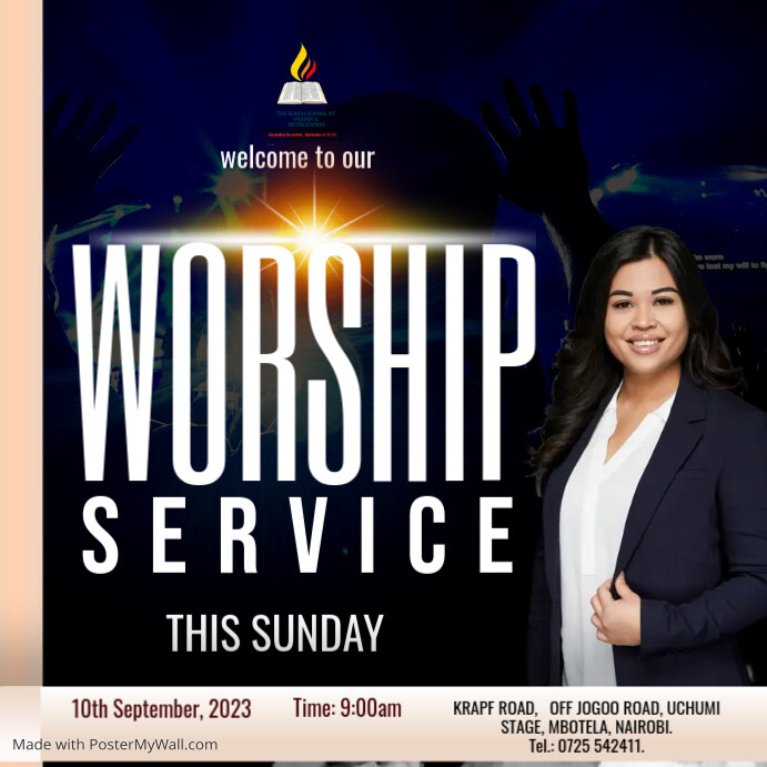 Worship event Template | PosterMyWall