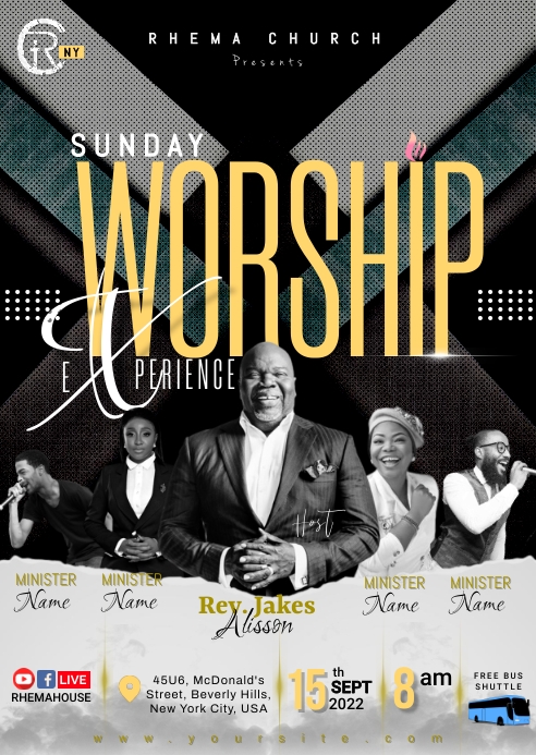 Worship Experience (2) A6 template