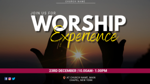 Brown Worship Experience Event Presentation Template