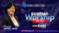 WORSHIP FLYER (1) Digitale display (16:9) template