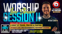 Worship Live Stream Encounter II Miniatura di YouTube template