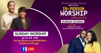 worship service ,church  , churrch prayers sc Immagine condivisa di Facebook template