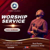 WORSHIP SERVICE Iphosti le-Instagram template