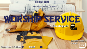 Worship Service_Engineering YouTube Thumbnail template
