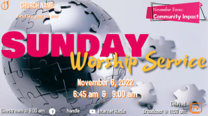 Morado Worship Service_Flier YouTube Duimnael Template