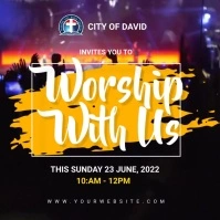 worship sunday Instagram Post template