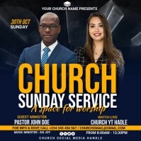 worship sunday service Template | PosterMyWall