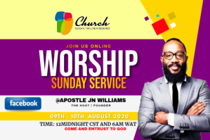WORSHIP SUNDAY SERVICE FLYER Tatak template