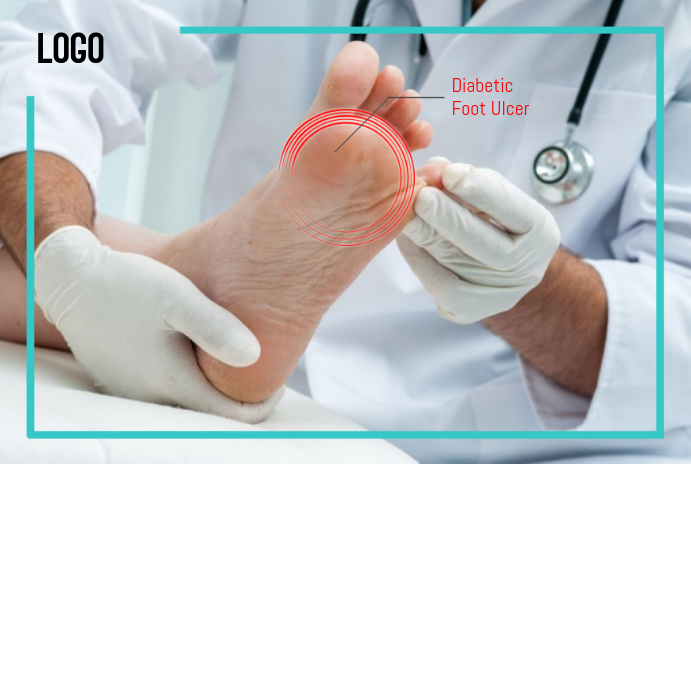 Wound care Poster Square (1:1) template