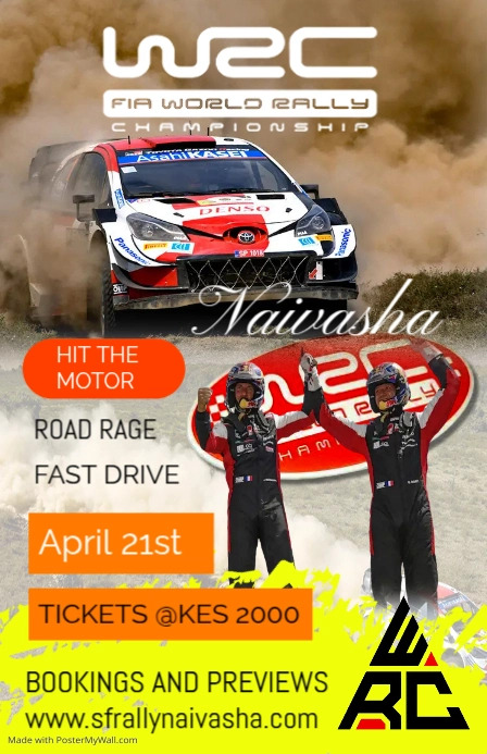 WRC CHAMPIONSHIP EVENT Template | PosterMyWall