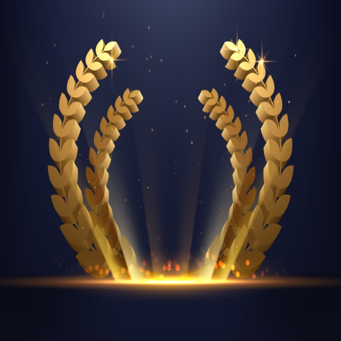 Wreath symbol victory glory success Template | PosterMyWall