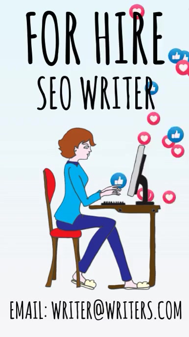 Writer Job Offer Hiring Poster Template | PosterMyWall