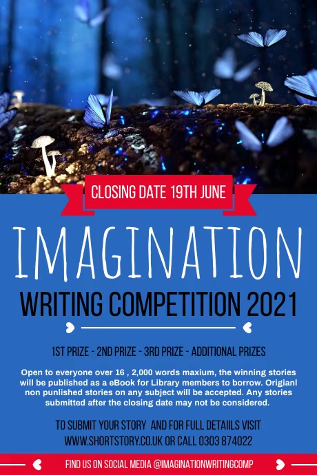 Writing Competition Poster Template | PosterMyWall