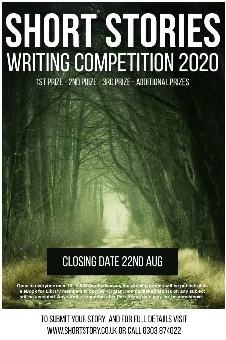 Writing competition poster template | PosterMyWall