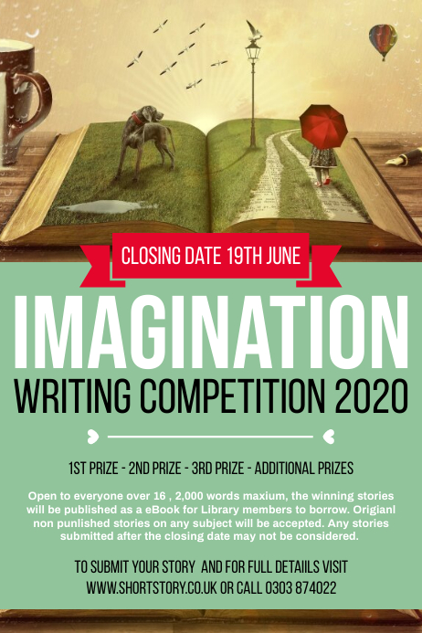 Writing Competition Poster Template | PosterMyWall