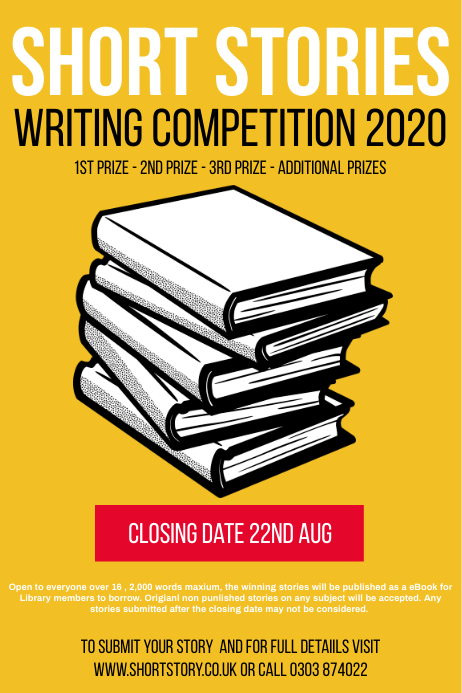 Writing competition poster template | PosterMyWall