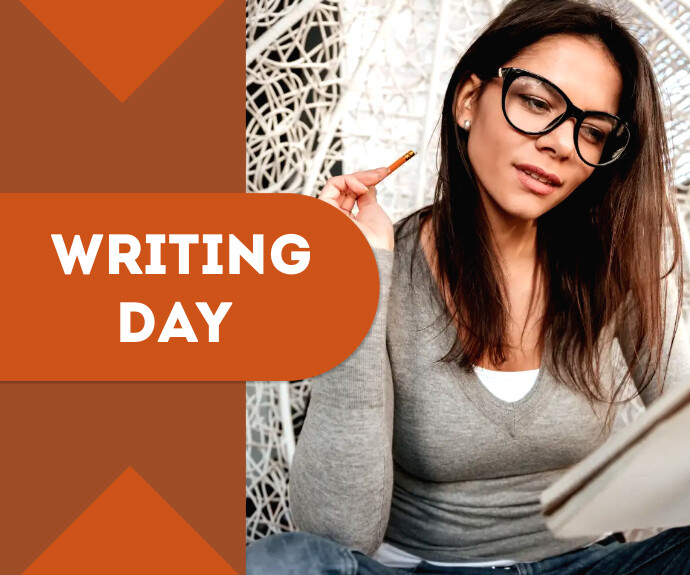 Writing Day Template | PosterMyWall