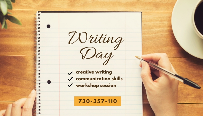 Copy of Writing Day Template | PosterMyWall