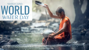 Grå World Water Day Præsentation Template
