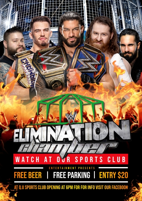 Wwe Template PosterMyWall